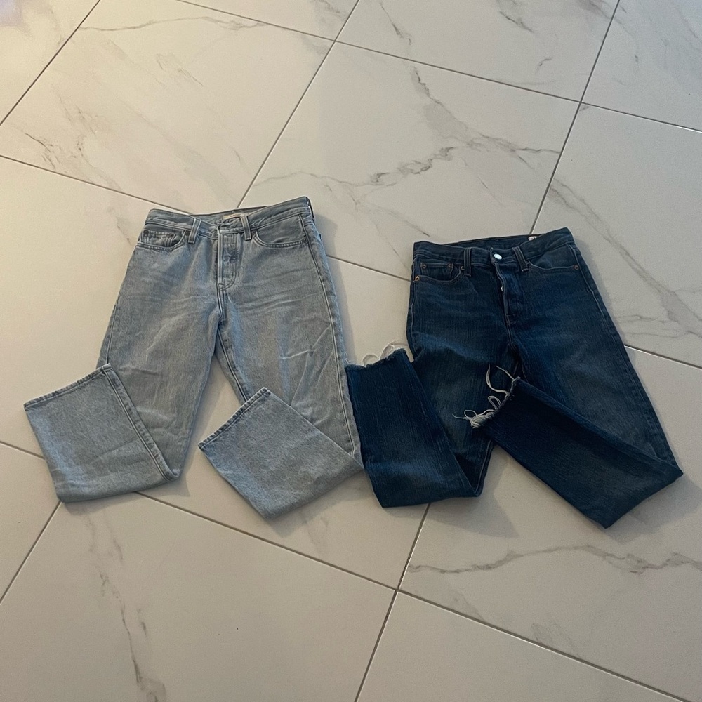 Stylish Light and Dark Wash Jeans